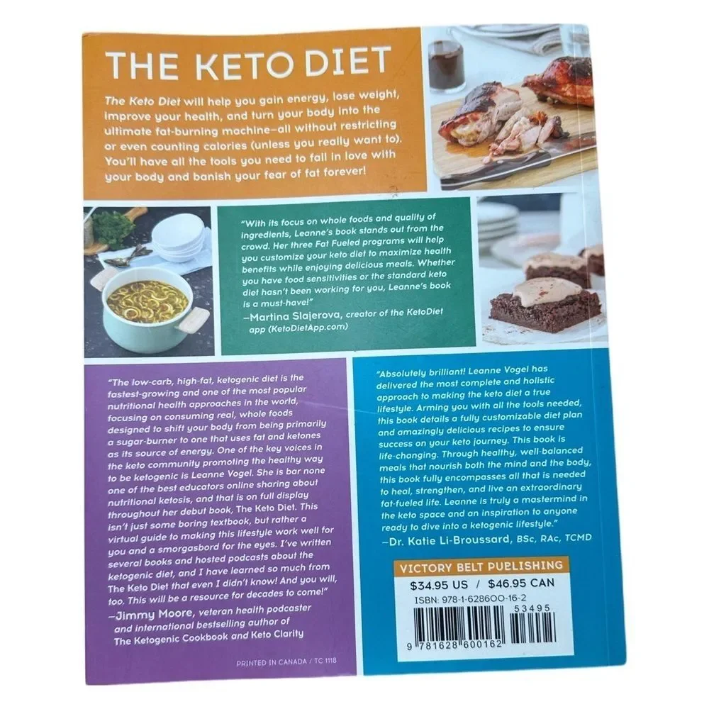 The Keto Diet Leanne Vogel Complete Guide High-Fat Diet Cookbook 125 Recipes